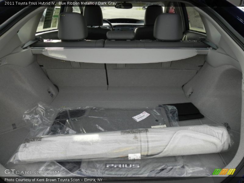 Blue Ribbon Metallic / Dark Gray 2011 Toyota Prius Hybrid IV
