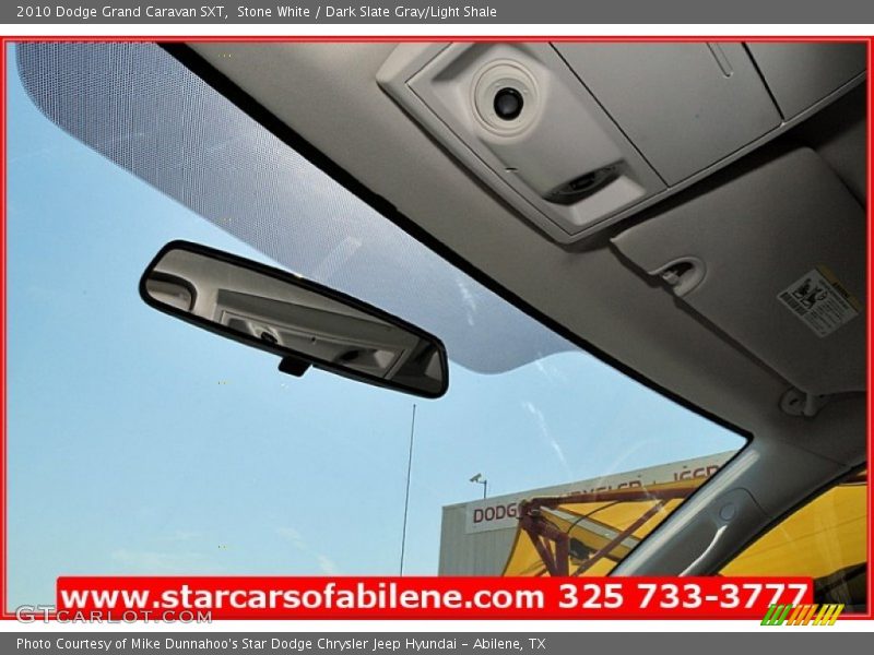 Stone White / Dark Slate Gray/Light Shale 2010 Dodge Grand Caravan SXT