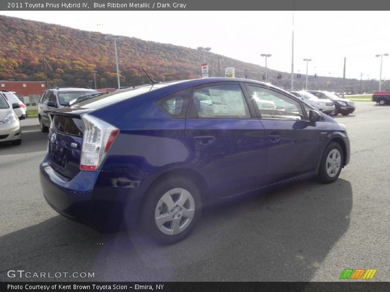 Blue Ribbon Metallic / Dark Gray 2011 Toyota Prius Hybrid IV