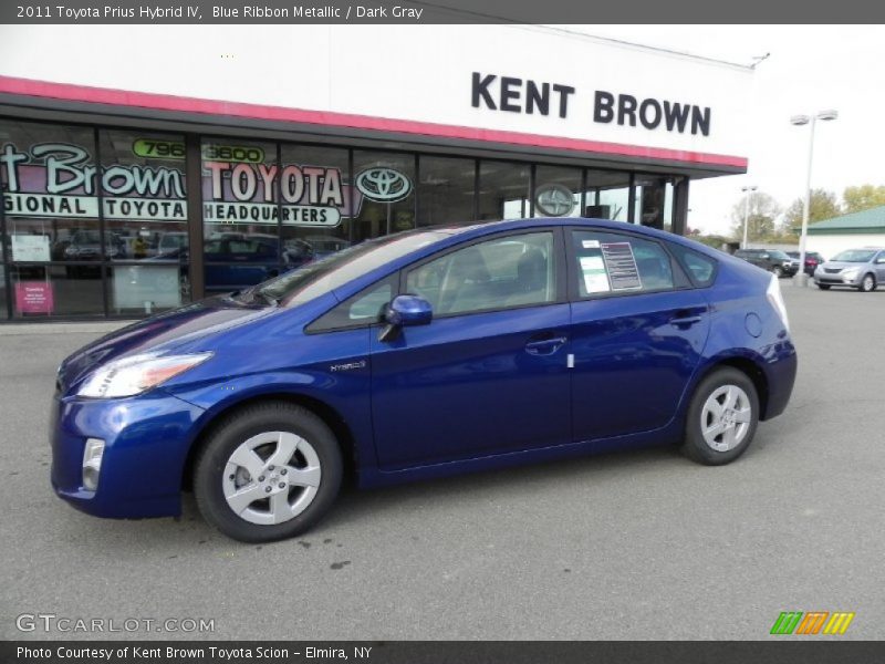 Blue Ribbon Metallic / Dark Gray 2011 Toyota Prius Hybrid IV