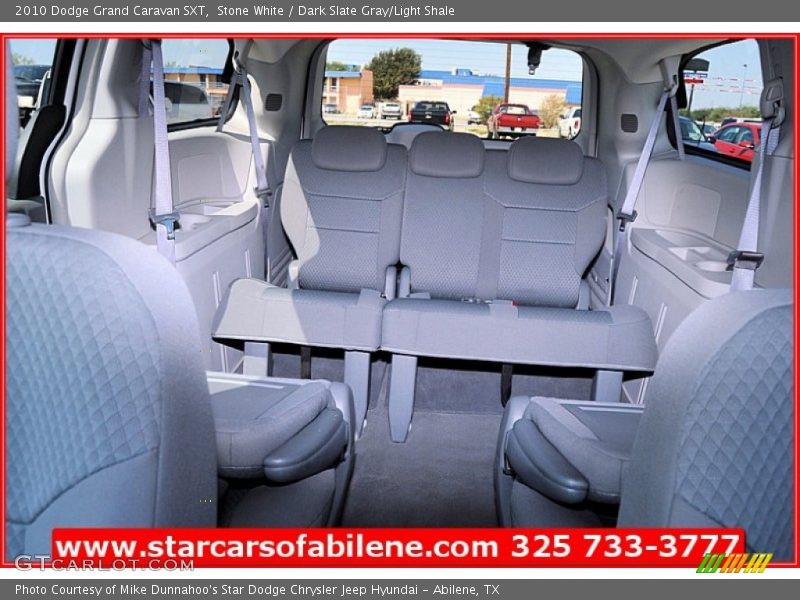 Stone White / Dark Slate Gray/Light Shale 2010 Dodge Grand Caravan SXT