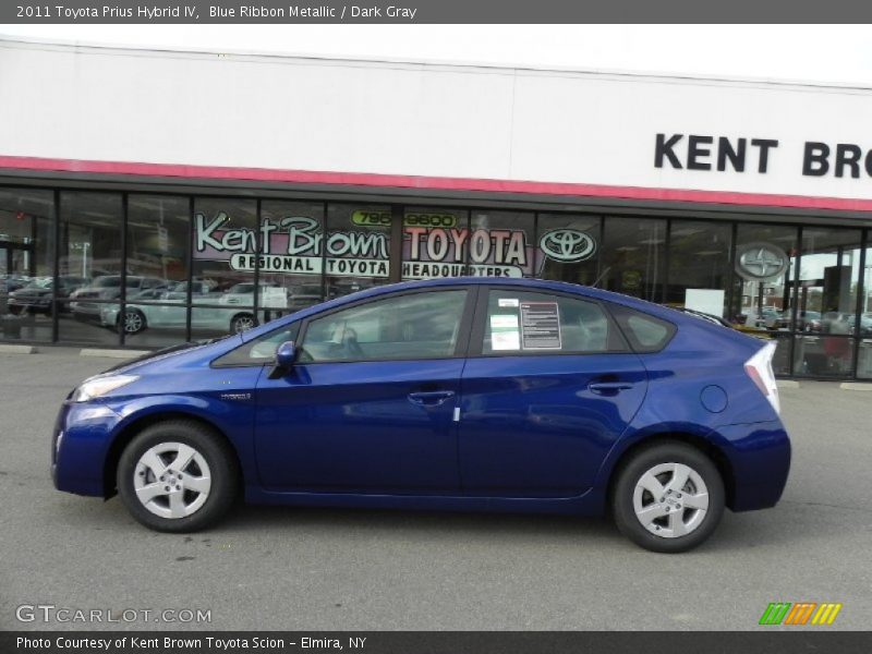 Blue Ribbon Metallic / Dark Gray 2011 Toyota Prius Hybrid IV