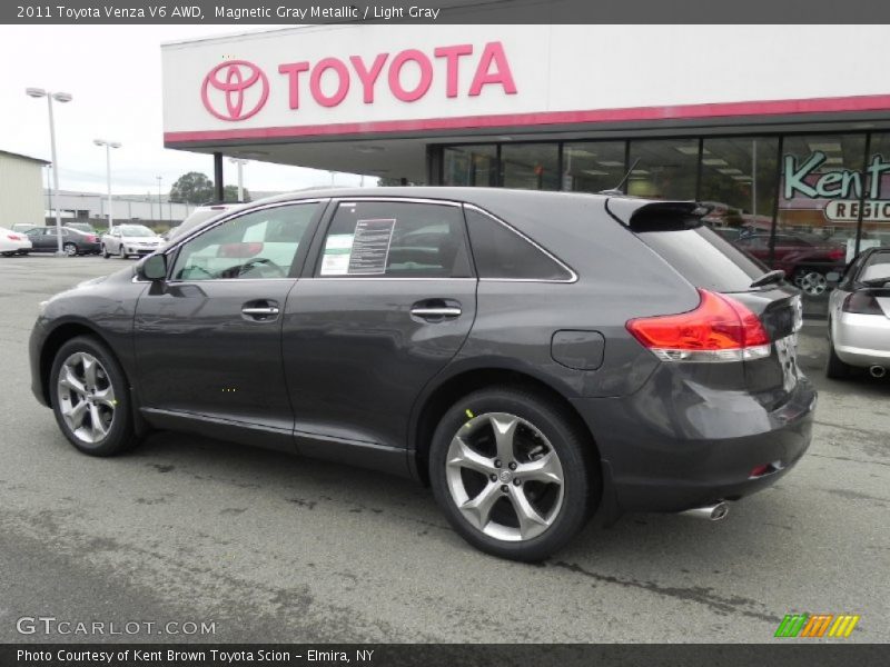 Magnetic Gray Metallic / Light Gray 2011 Toyota Venza V6 AWD