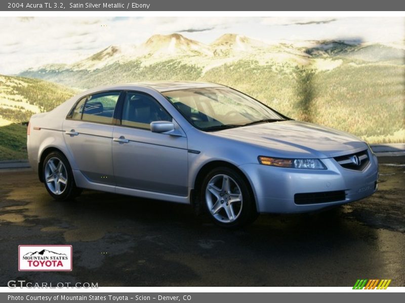 Satin Silver Metallic / Ebony 2004 Acura TL 3.2