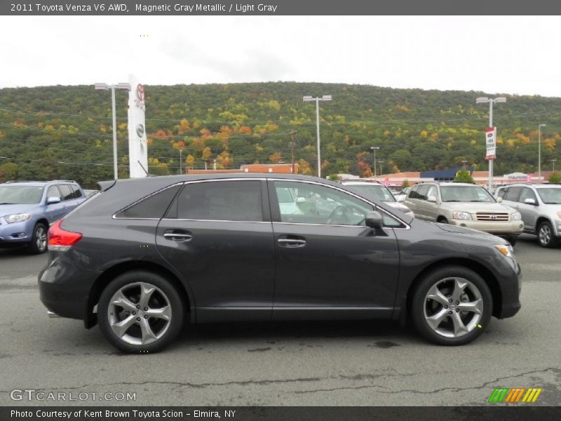 Magnetic Gray Metallic / Light Gray 2011 Toyota Venza V6 AWD