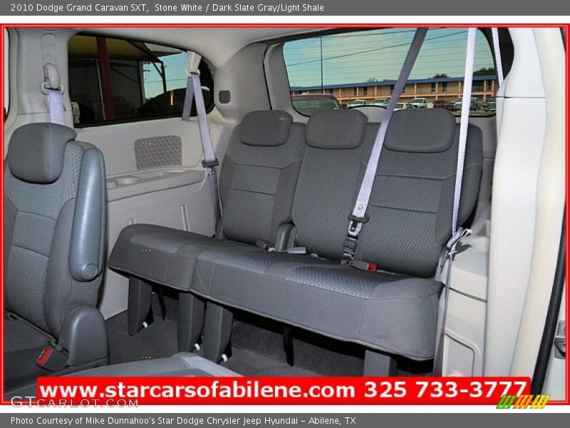 Stone White / Dark Slate Gray/Light Shale 2010 Dodge Grand Caravan SXT