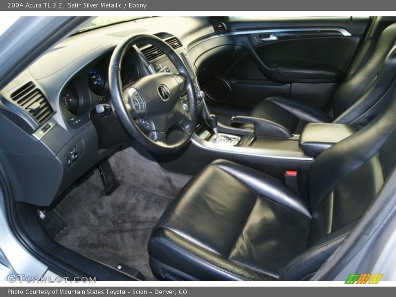 Satin Silver Metallic / Ebony 2004 Acura TL 3.2