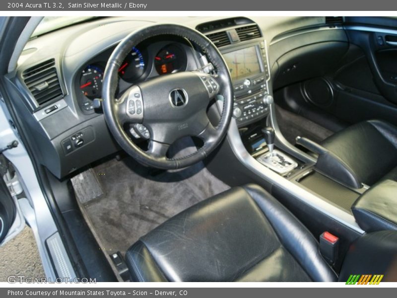 Satin Silver Metallic / Ebony 2004 Acura TL 3.2