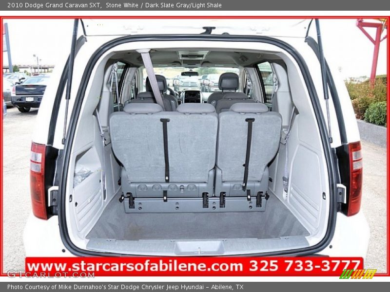 Stone White / Dark Slate Gray/Light Shale 2010 Dodge Grand Caravan SXT
