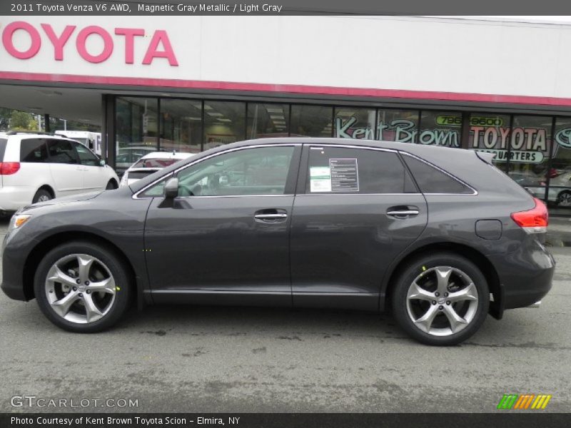 Magnetic Gray Metallic / Light Gray 2011 Toyota Venza V6 AWD