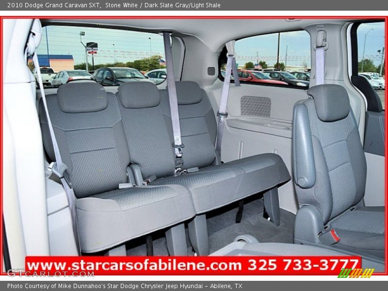Stone White / Dark Slate Gray/Light Shale 2010 Dodge Grand Caravan SXT