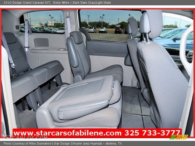 Stone White / Dark Slate Gray/Light Shale 2010 Dodge Grand Caravan SXT