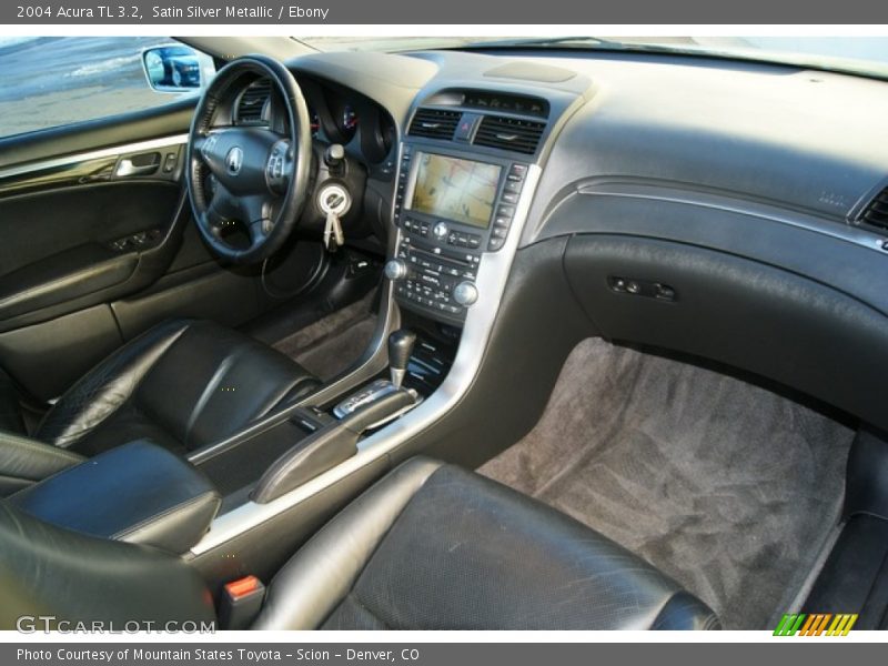Satin Silver Metallic / Ebony 2004 Acura TL 3.2