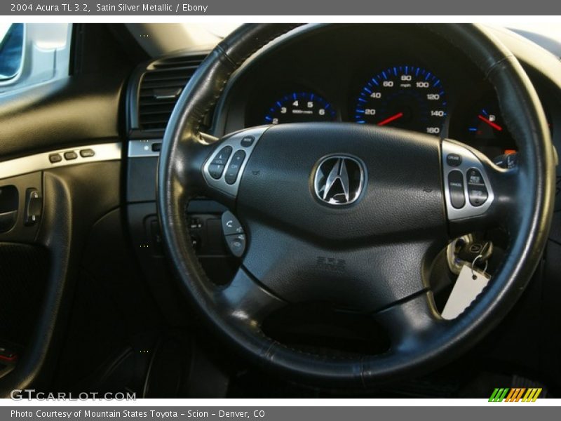 Satin Silver Metallic / Ebony 2004 Acura TL 3.2