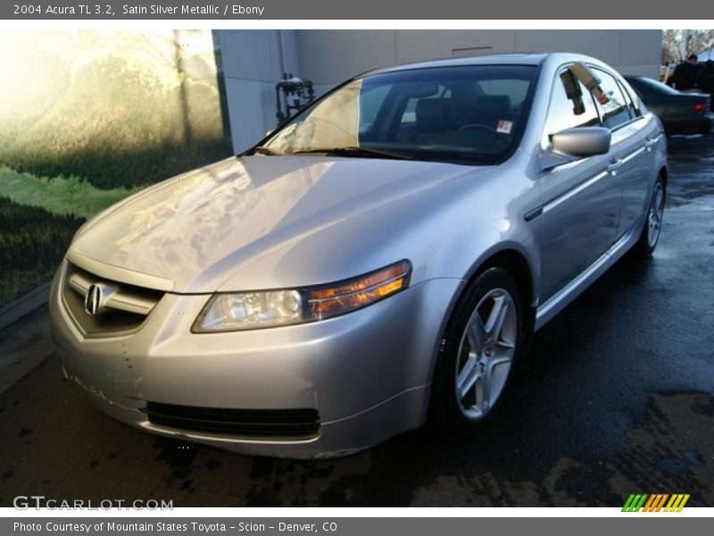Satin Silver Metallic / Ebony 2004 Acura TL 3.2