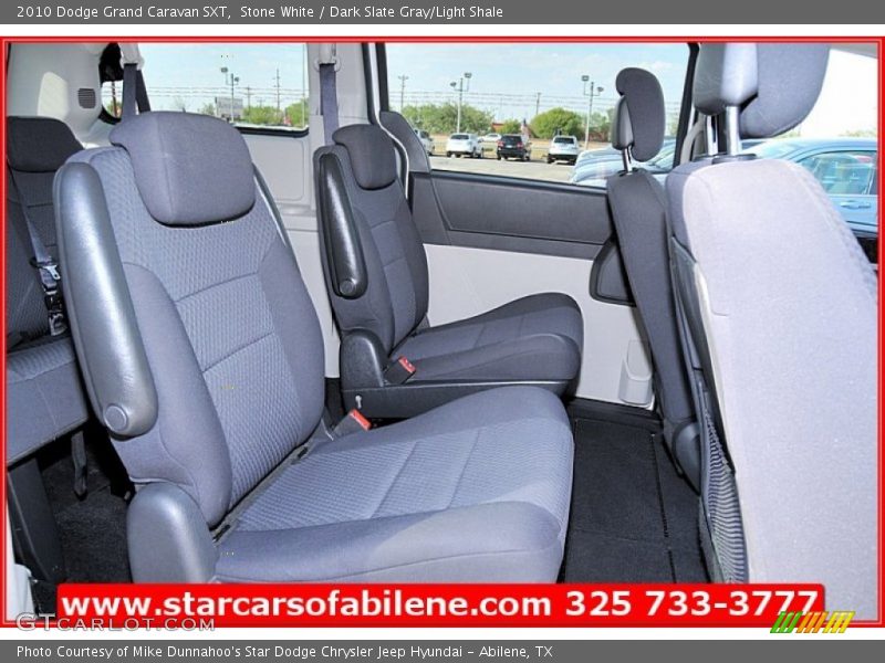 Stone White / Dark Slate Gray/Light Shale 2010 Dodge Grand Caravan SXT