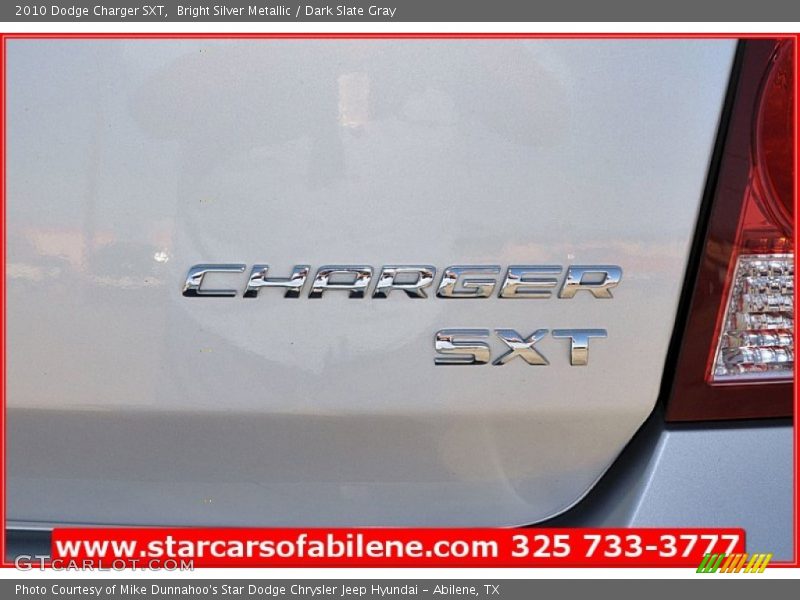 Bright Silver Metallic / Dark Slate Gray 2010 Dodge Charger SXT