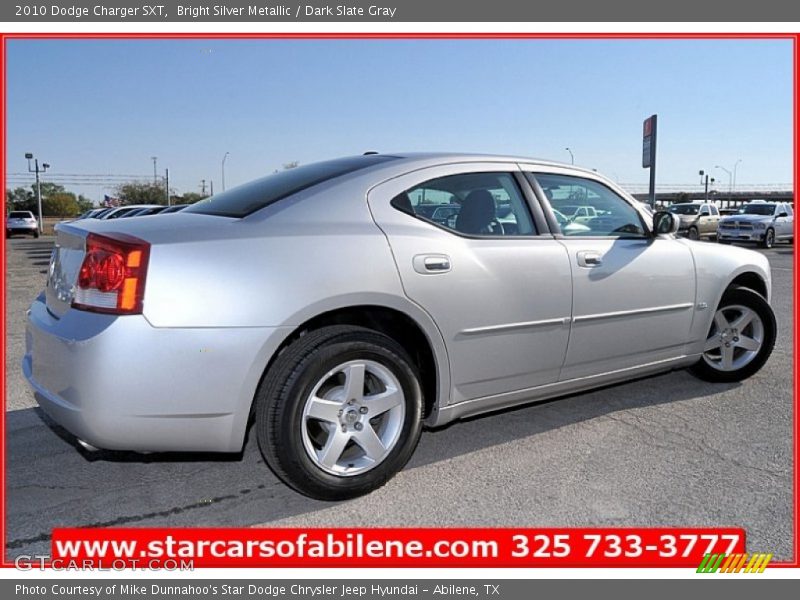 Bright Silver Metallic / Dark Slate Gray 2010 Dodge Charger SXT