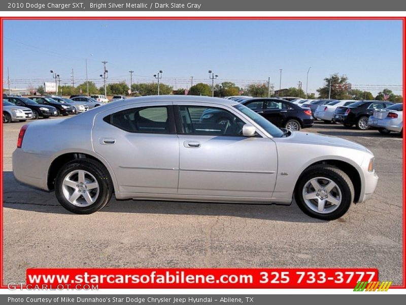 Bright Silver Metallic / Dark Slate Gray 2010 Dodge Charger SXT