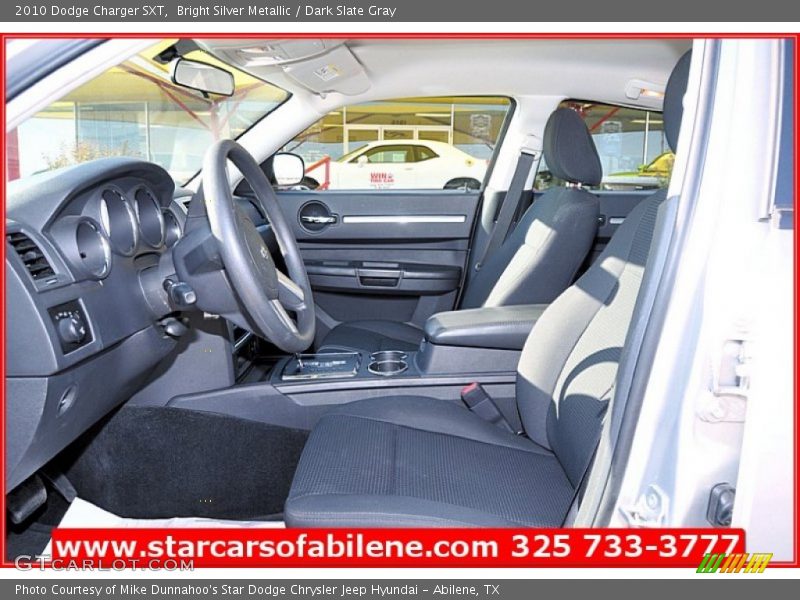 Bright Silver Metallic / Dark Slate Gray 2010 Dodge Charger SXT