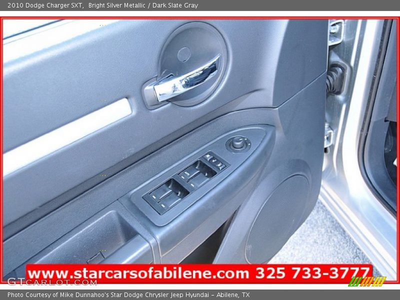 Bright Silver Metallic / Dark Slate Gray 2010 Dodge Charger SXT