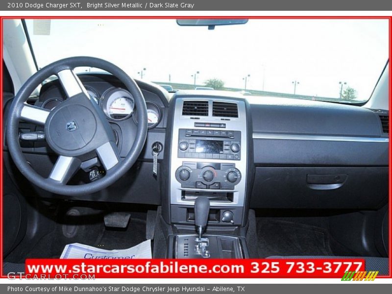 Bright Silver Metallic / Dark Slate Gray 2010 Dodge Charger SXT