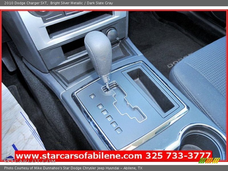 Bright Silver Metallic / Dark Slate Gray 2010 Dodge Charger SXT