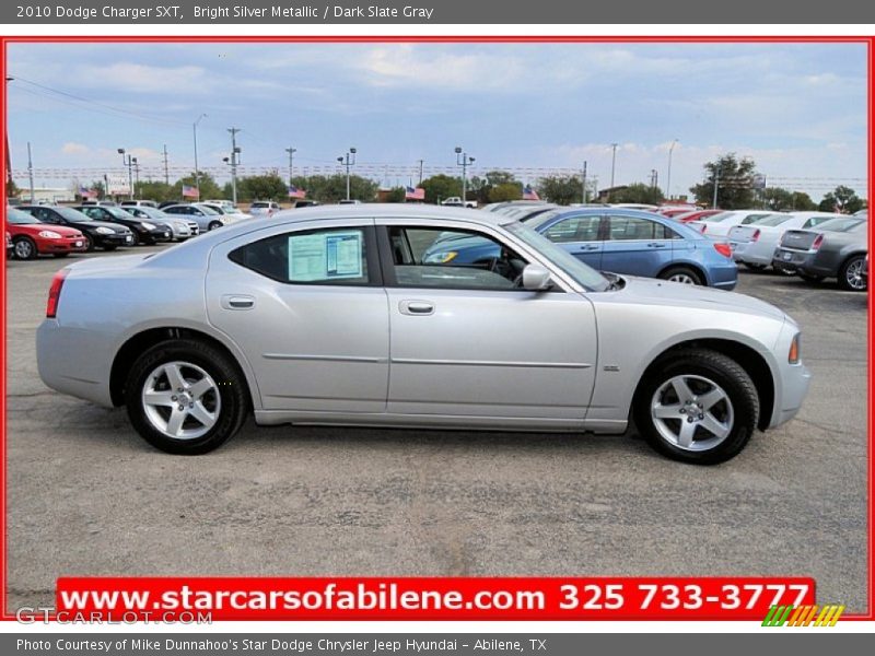 Bright Silver Metallic / Dark Slate Gray 2010 Dodge Charger SXT