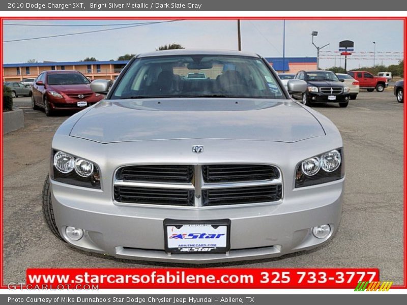 Bright Silver Metallic / Dark Slate Gray 2010 Dodge Charger SXT