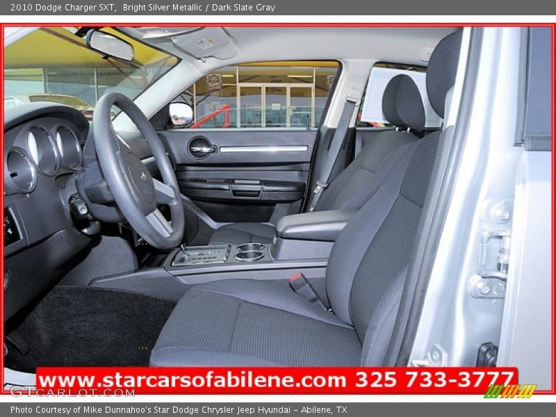 Bright Silver Metallic / Dark Slate Gray 2010 Dodge Charger SXT