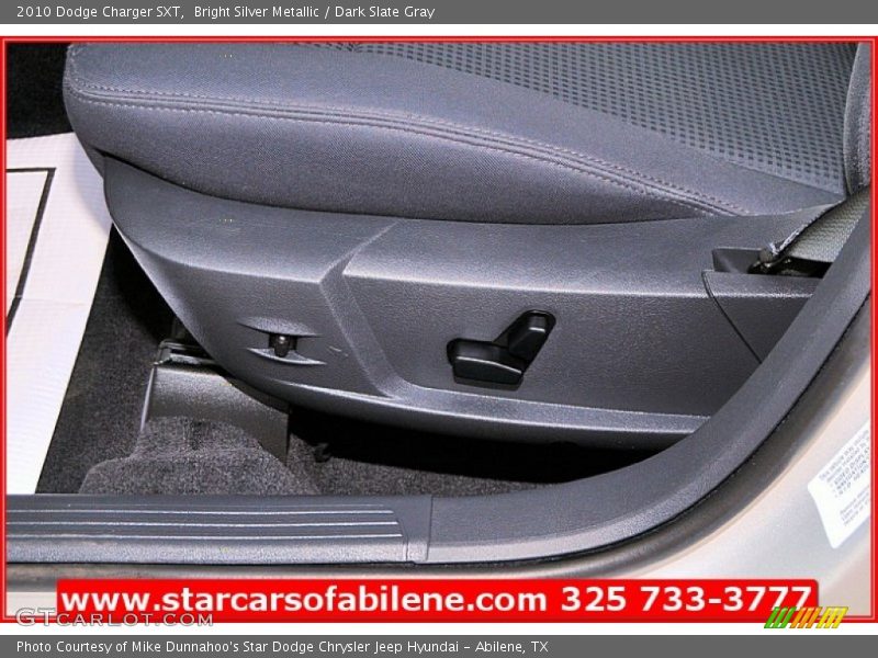 Bright Silver Metallic / Dark Slate Gray 2010 Dodge Charger SXT