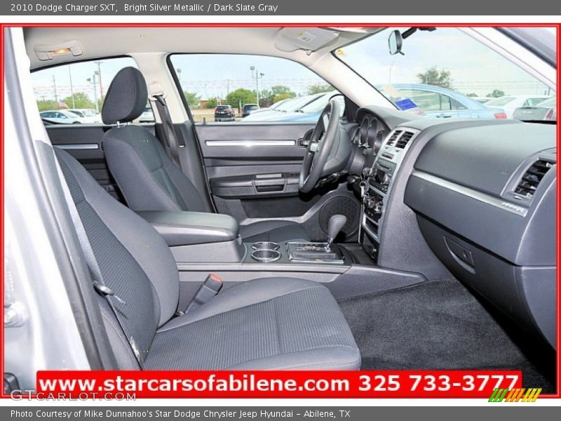 Bright Silver Metallic / Dark Slate Gray 2010 Dodge Charger SXT