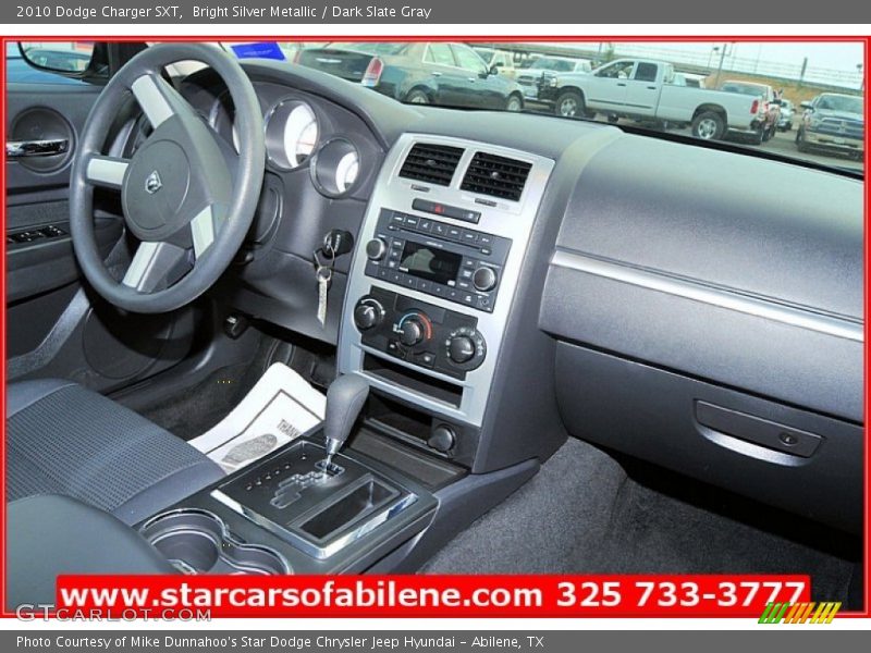 Bright Silver Metallic / Dark Slate Gray 2010 Dodge Charger SXT