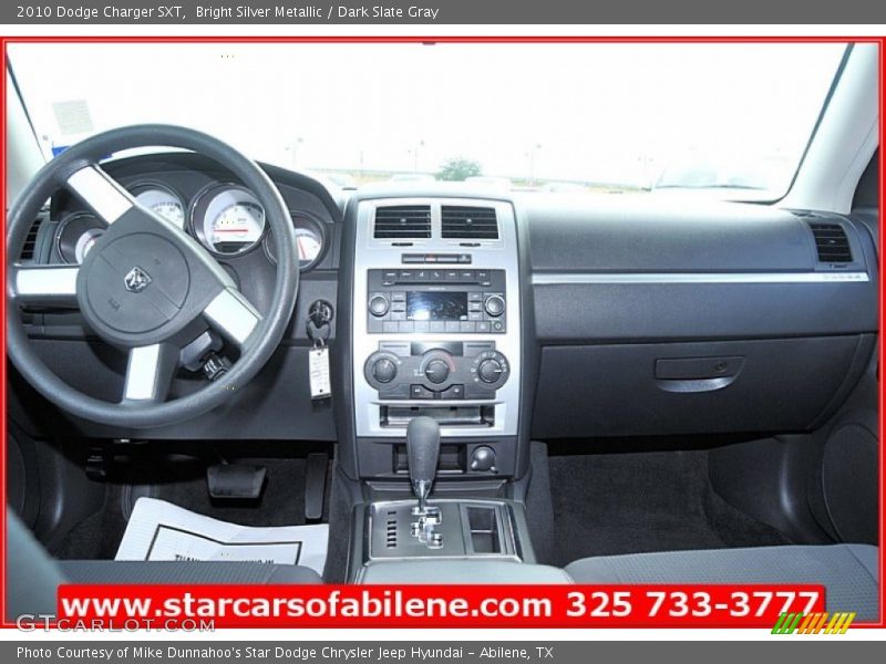 Bright Silver Metallic / Dark Slate Gray 2010 Dodge Charger SXT