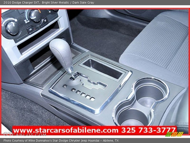 Bright Silver Metallic / Dark Slate Gray 2010 Dodge Charger SXT