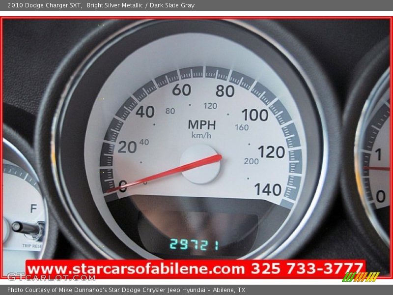 Bright Silver Metallic / Dark Slate Gray 2010 Dodge Charger SXT