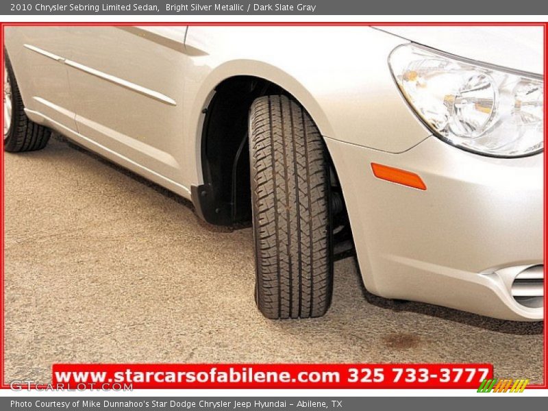 Bright Silver Metallic / Dark Slate Gray 2010 Chrysler Sebring Limited Sedan