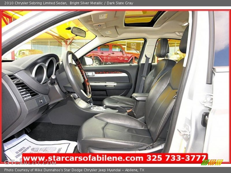 Bright Silver Metallic / Dark Slate Gray 2010 Chrysler Sebring Limited Sedan
