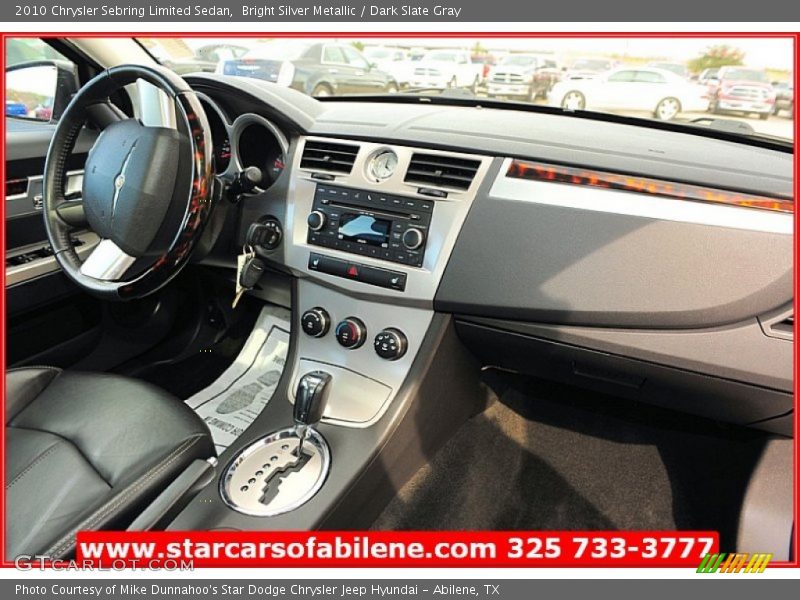 Bright Silver Metallic / Dark Slate Gray 2010 Chrysler Sebring Limited Sedan