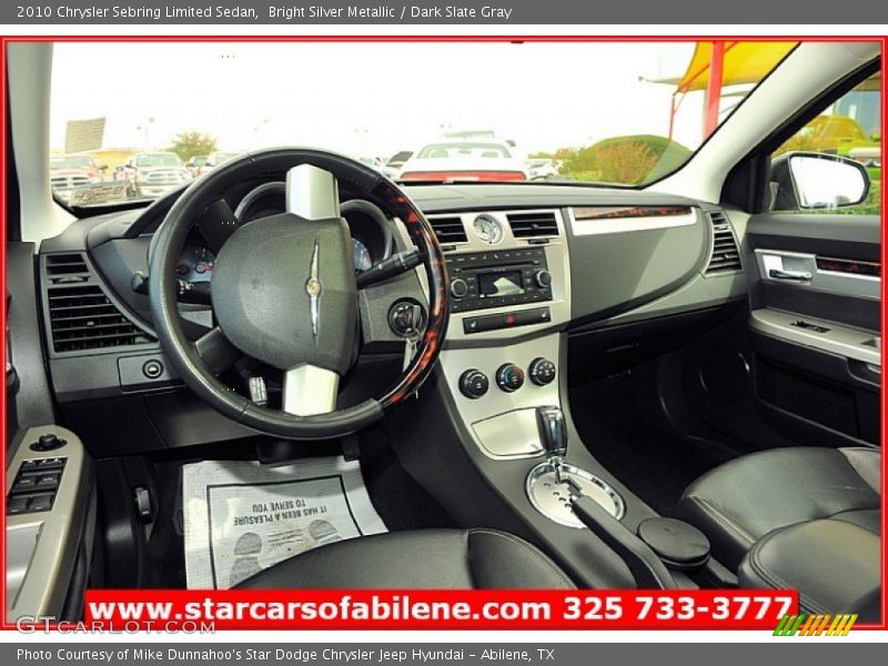 Bright Silver Metallic / Dark Slate Gray 2010 Chrysler Sebring Limited Sedan