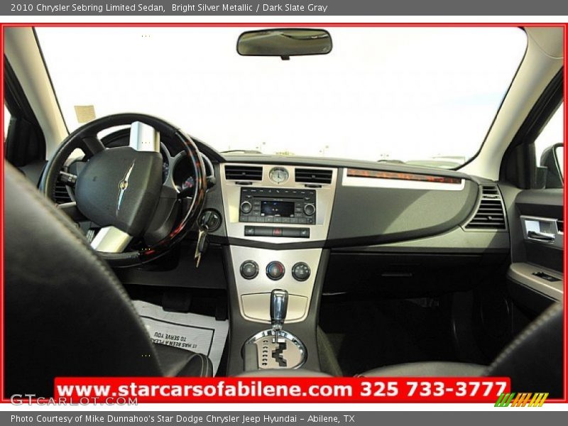 Bright Silver Metallic / Dark Slate Gray 2010 Chrysler Sebring Limited Sedan