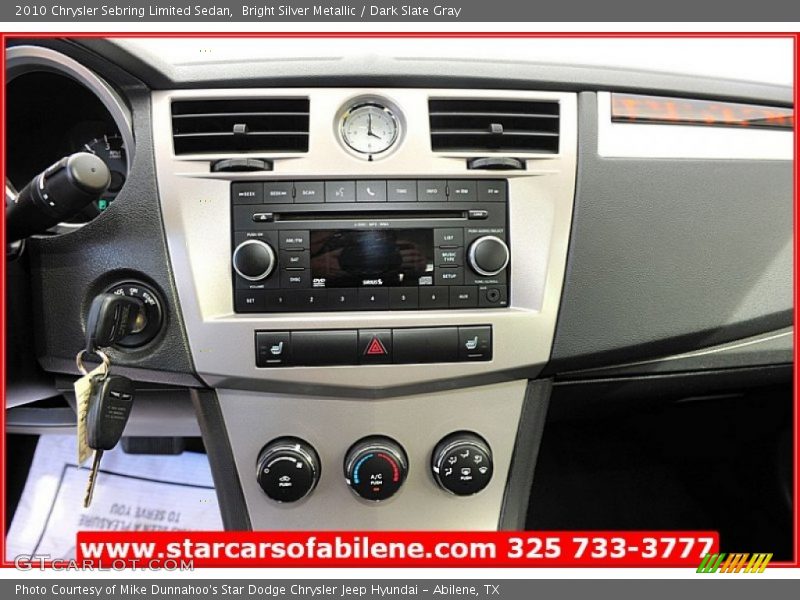 Bright Silver Metallic / Dark Slate Gray 2010 Chrysler Sebring Limited Sedan