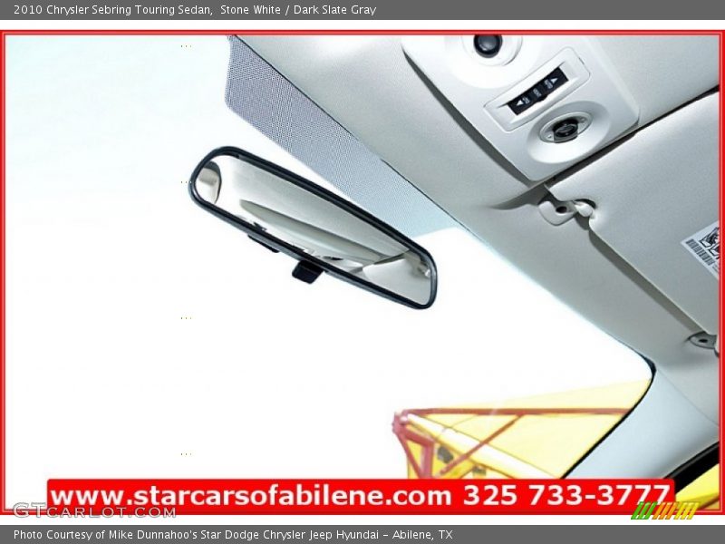 Stone White / Dark Slate Gray 2010 Chrysler Sebring Touring Sedan