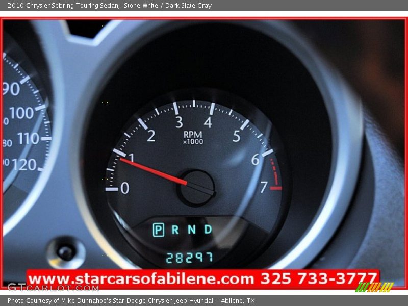 Stone White / Dark Slate Gray 2010 Chrysler Sebring Touring Sedan