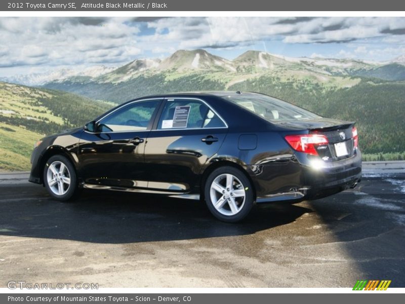 Attitude Black Metallic / Black 2012 Toyota Camry SE