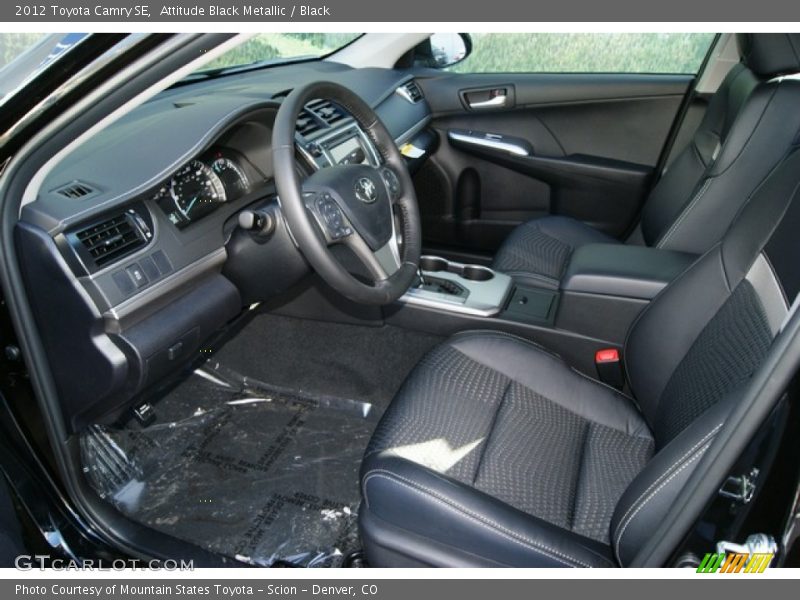 Attitude Black Metallic / Black 2012 Toyota Camry SE