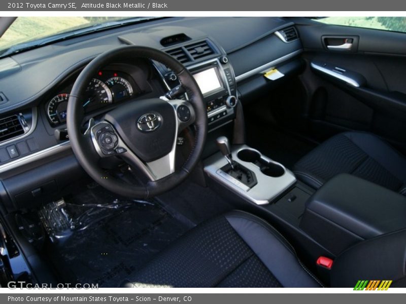 Attitude Black Metallic / Black 2012 Toyota Camry SE