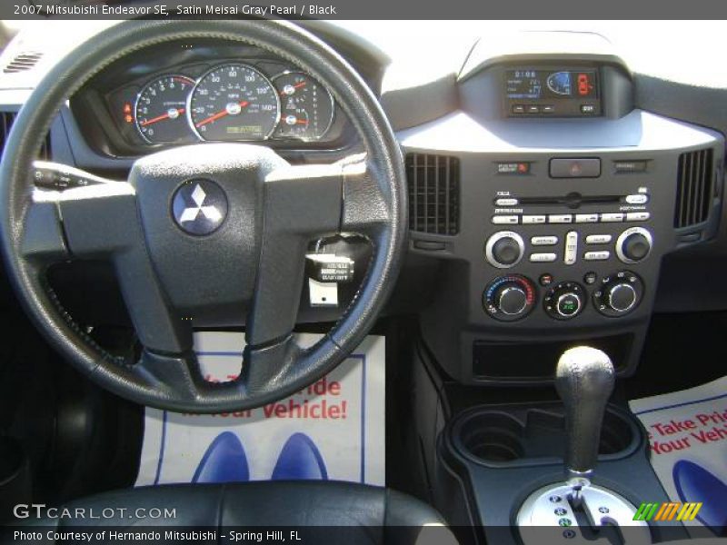 Satin Meisai Gray Pearl / Black 2007 Mitsubishi Endeavor SE