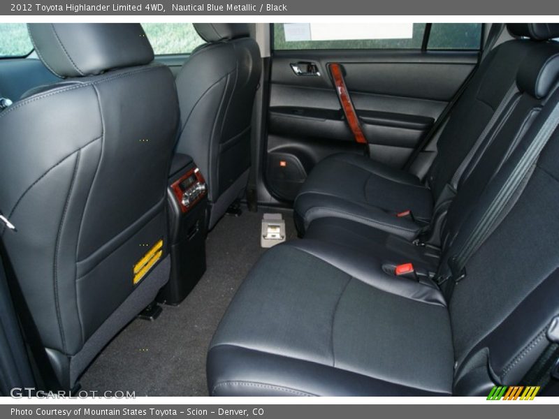 Nautical Blue Metallic / Black 2012 Toyota Highlander Limited 4WD