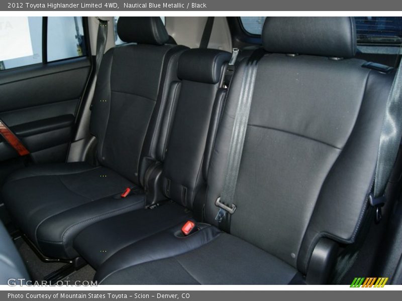 Nautical Blue Metallic / Black 2012 Toyota Highlander Limited 4WD